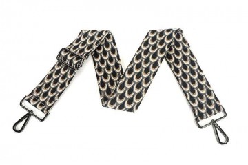 Ac11167 schouderband zwart slang