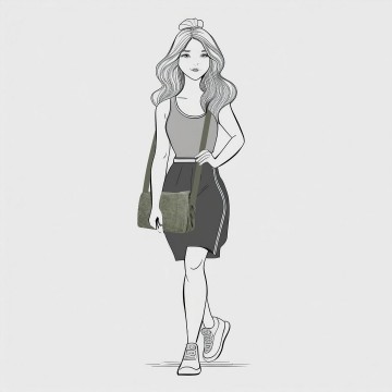 Josie crossbody olijfgroen5