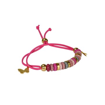 Pink ribbon armband 2023