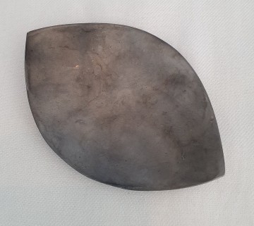 Schaaltje blad antraciet